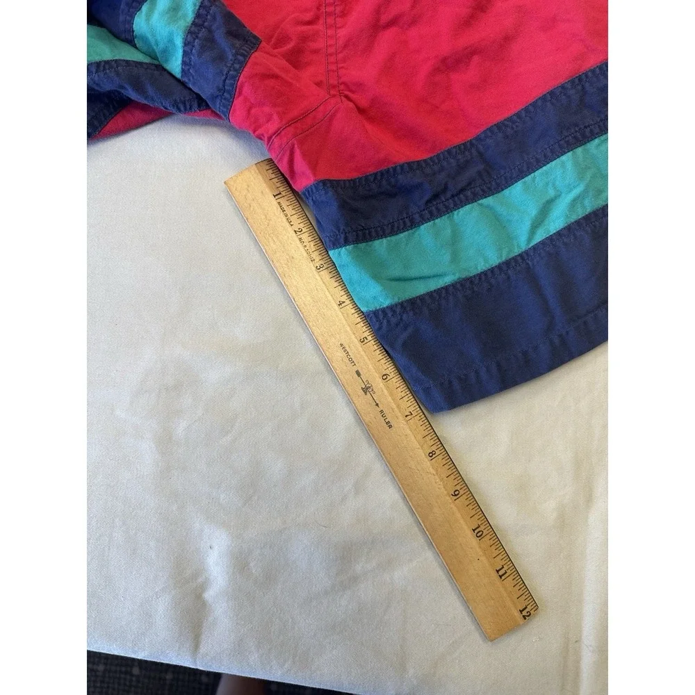 VTG 90s Islander Men's Swim Trunks Colorblock Board Shorts Size Large